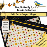 Cross Stitch Project Bag - Birds & Bees Collection