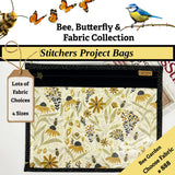 Cross Stitch Project Bag - Birds & Bees Collection