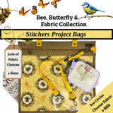 Cross Stitch Project Bag - Birds & Bees Collection