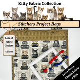 Cross Stitch Project Bag - Cat Collection