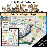 Cross Stitch Project Bag - Cat Collection