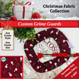 Grime Guards for Needlework Frames - Christmas Fabrics