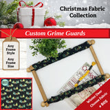 Grime Guards for Needlework Frames - Christmas Fabrics