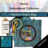 Cross Stitch Project Bag - Embroidered Collection