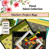 Cross Stitch Project Bag - Floral Collection