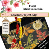 Cross Stitch Project Bag - Floral Collection