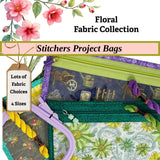Cross Stitch Project Bag - Floral Collection