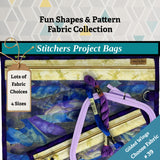 Cross Stitch Project Bag - Geometric Fabrics