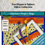 Cross Stitch Project Bag - Geometric Fabrics