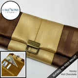 Seatbelt Ladies Tri-fold Wallet