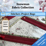 Cross Stitch Project Bag - Snowman Collection
