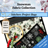 Cross Stitch Project Bag - Snowman Collection