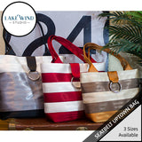 Seatbelt market tote in 3 sizes