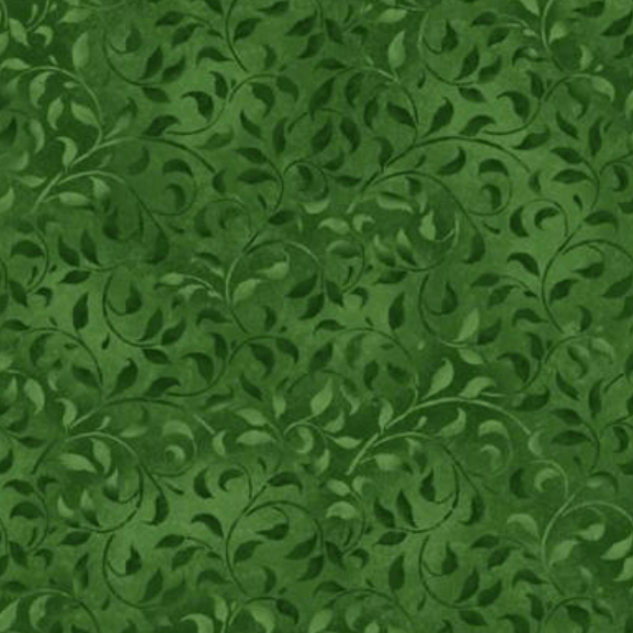 Climbing Vines Emerald Green - Fabric by the Yard - Lake Wind Studio
