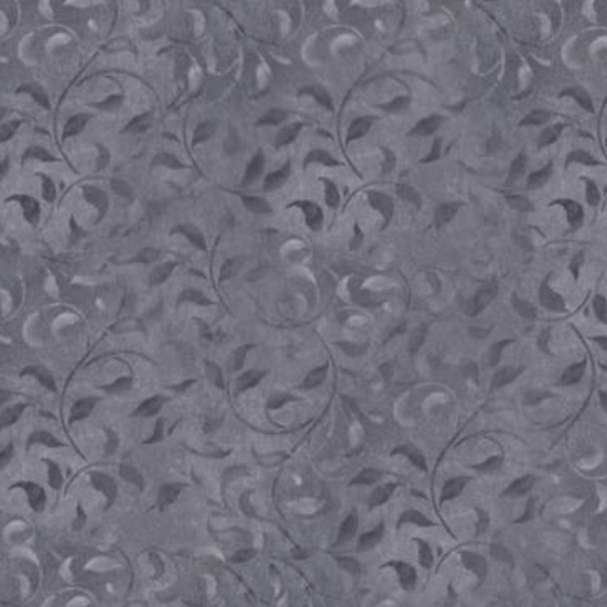 Climbing Vines Pewter - Fabric by the Yard - Lake Wind Studio