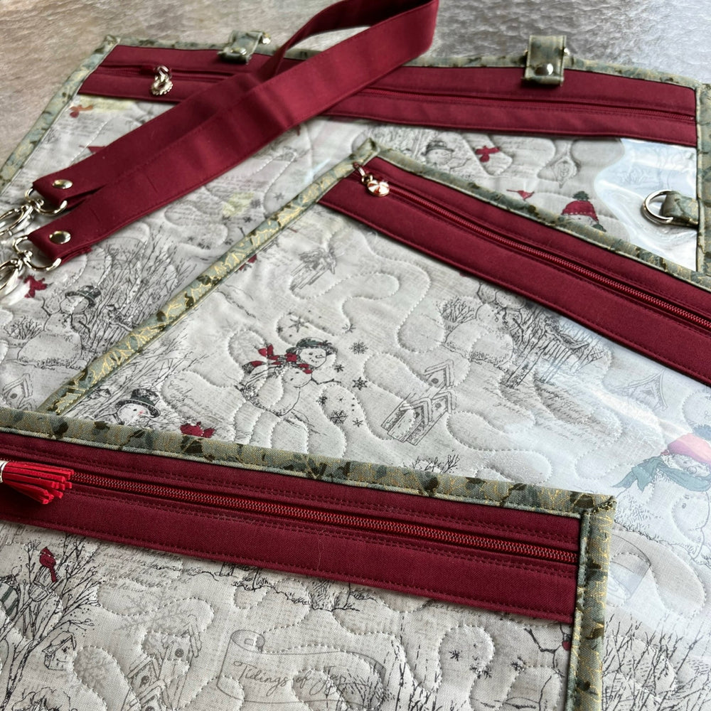 Cross Stitch Project Bag - Christmas Collection - Lake Wind Studio