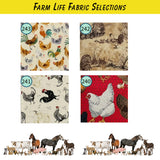 Cross Stitch Project Bag - Farm Life Collection - Lake Wind Studio