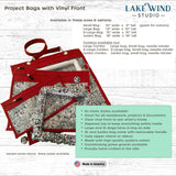 Cross Stitch Project Bag - Floral Collection - Lake Wind Studio