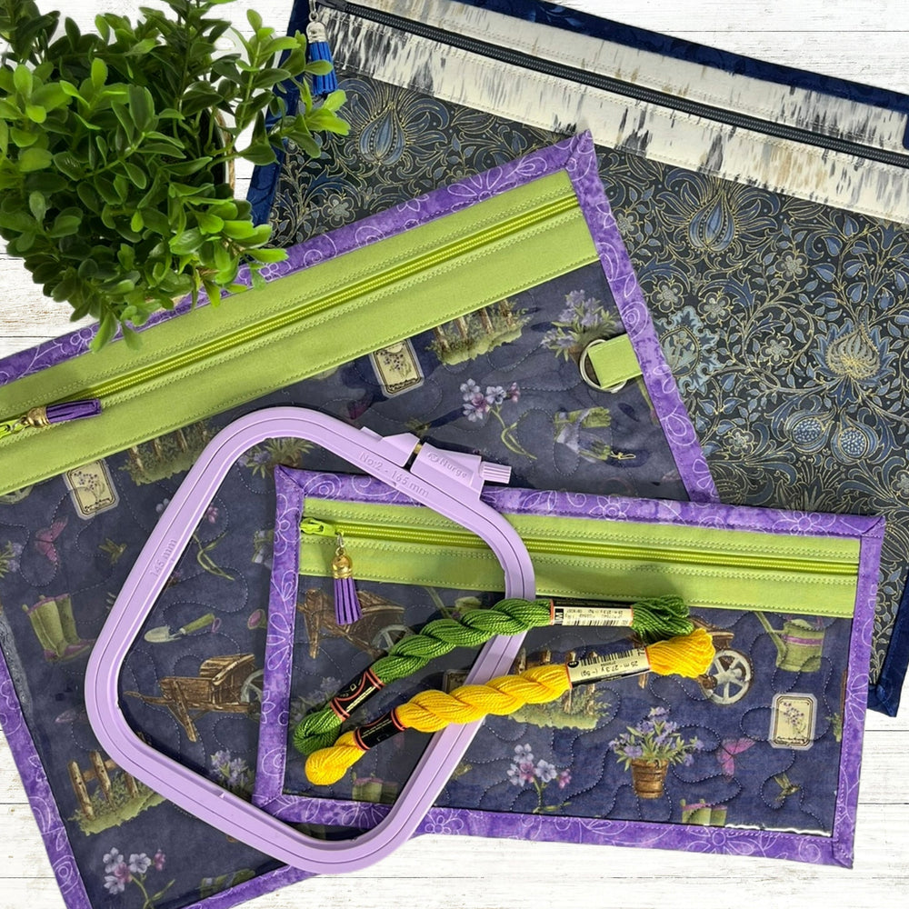 Cross Stitch Project Bag - Floral Collection - Lake Wind Studio