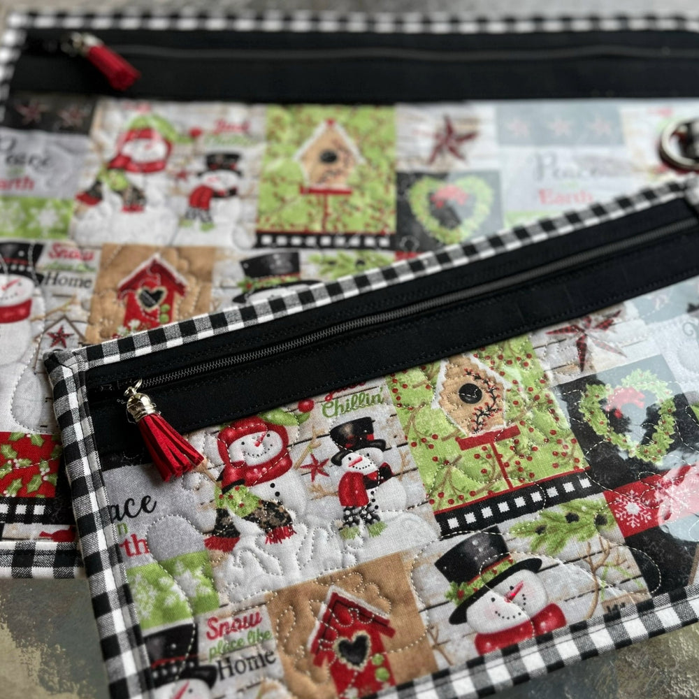 Cross Stitch Project Bag - Snowman Collection - Lake Wind Studio