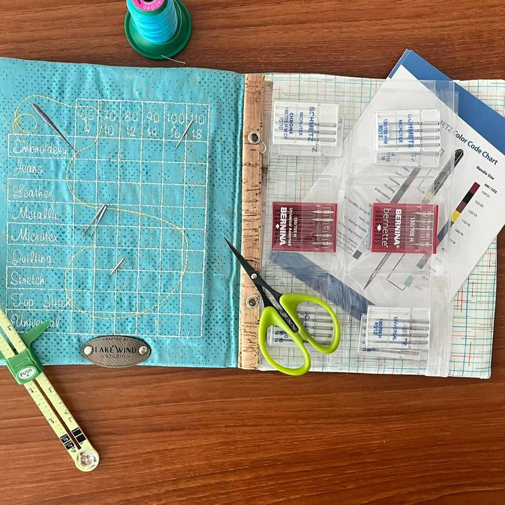 Custom Needle Notebook & Keeper - Spring Fabric Selections - Lake Wind Studio