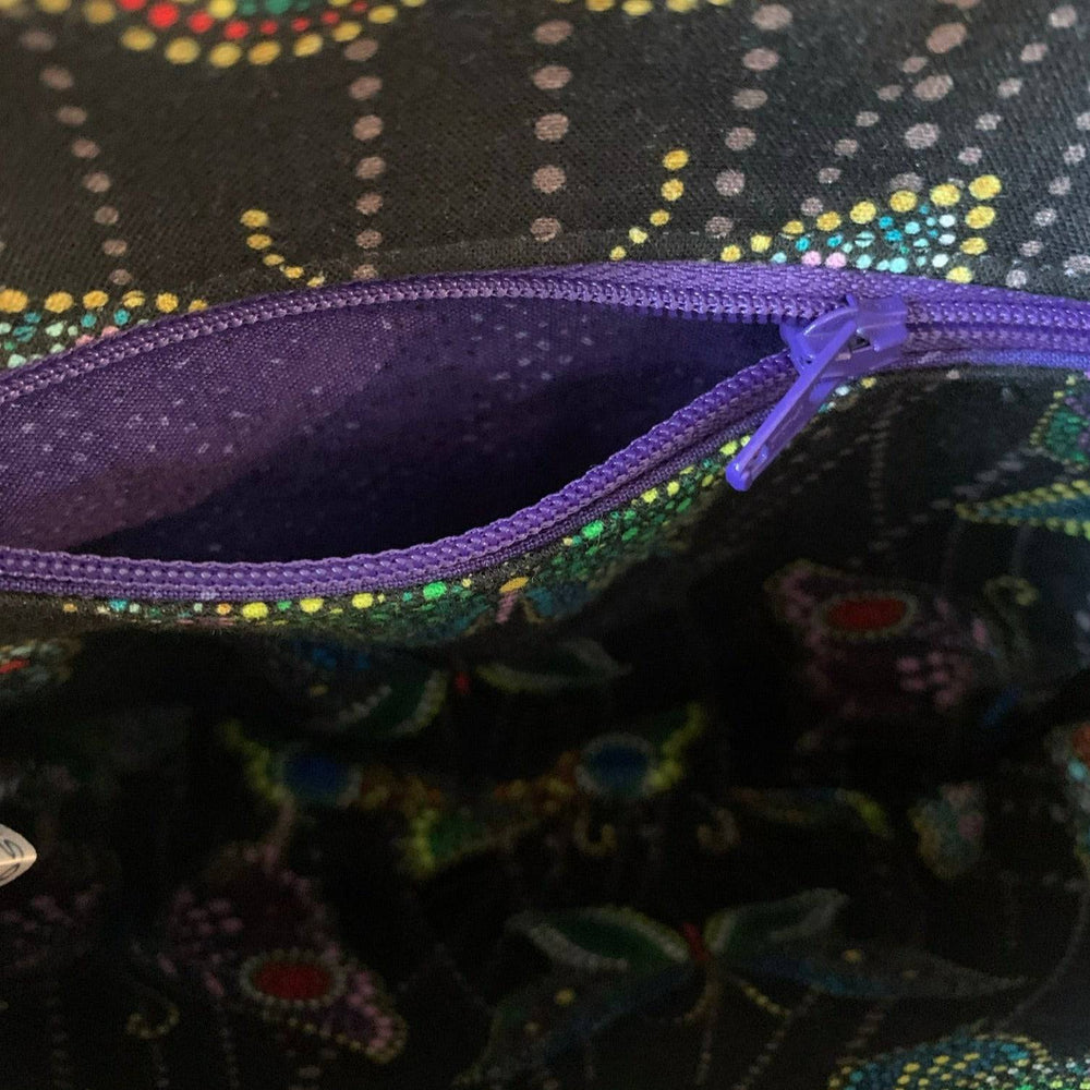 Custom Seatbelt Crossbody Slim Bag - Black - Lake Wind Studio