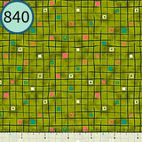 Daisy Doodle Green Check by QT Fabrics - Lake Wind Studio