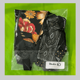 Fabric Scrap Bag - Black - Lake Wind Studio