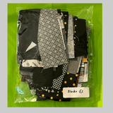 Fabric Scrap Bag - Black - Lake Wind Studio