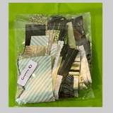 Fabric Scrap Bag - Green - Lake Wind Studio