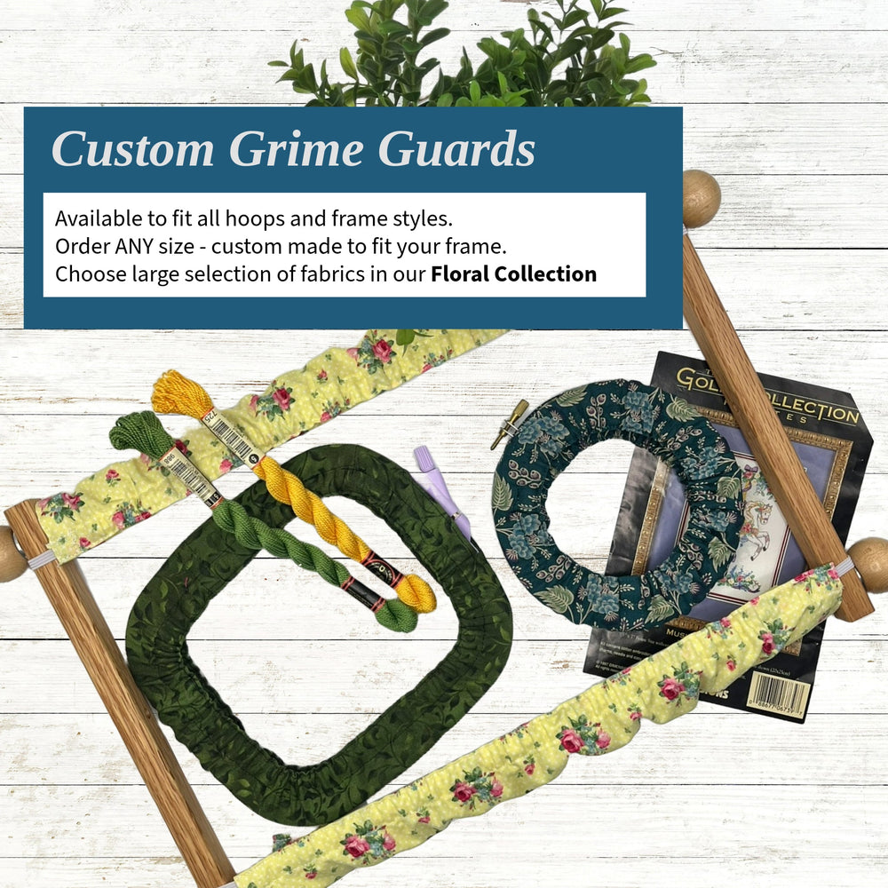 Grime Guards for Cross Stitch & Needlework Frames - Floral Collection - Lake Wind Studio