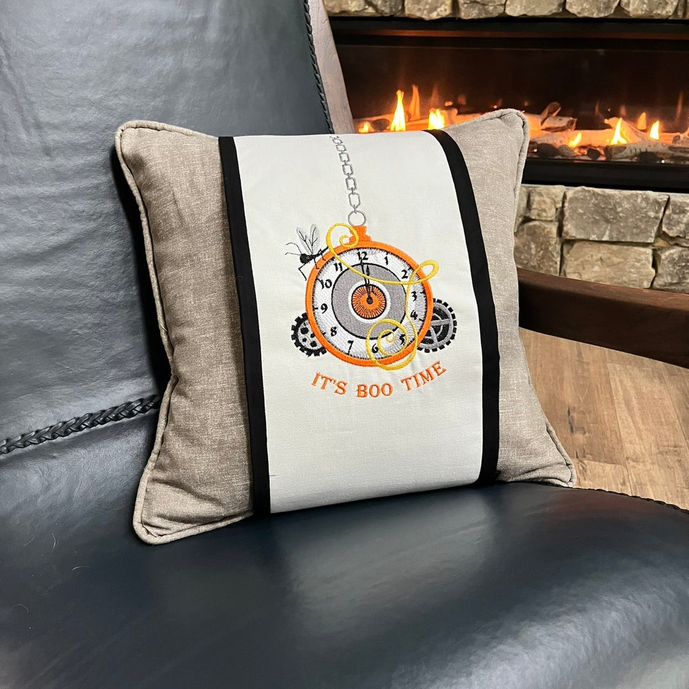 Halloween Pillow Wrap - Pillow Band - Halloween Decor - Lake Wind Studio