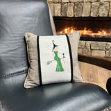 Halloween Pillow Wrap - Pillow Band - Halloween Decor - Lake Wind Studio