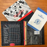 Needle Notebook & Keeper - Black - Lake Wind Studio