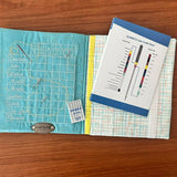 Needle Notebook & Keeper - Teal - Lake Wind Studio