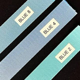 Nylon Webbing by the Yard - 1 Inch - Blue 4 - Lake Wind Studio
