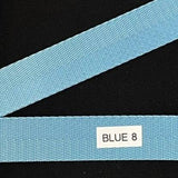 Nylon Webbing by the Yard - 1 Inch - Blue 8 - Lake Wind Studio