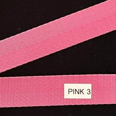 Nylon Webbing by the Yard - 1 Inch - Pink 3 - Lake Wind Studio