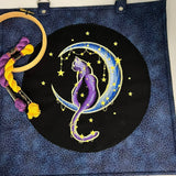Project Bag - Cat on Moon - Lake Wind Studio