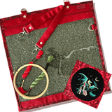 Project Bag - Dragon & Gingerbread Castle - Lake Wind Studio