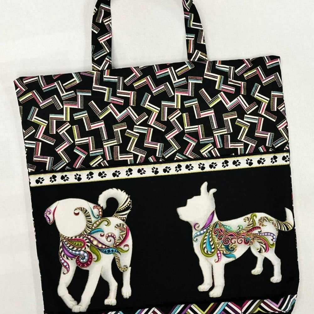 Reading Pillow - Travel Pocket Pillow - Fancy Dogs - Lake Wind Studio