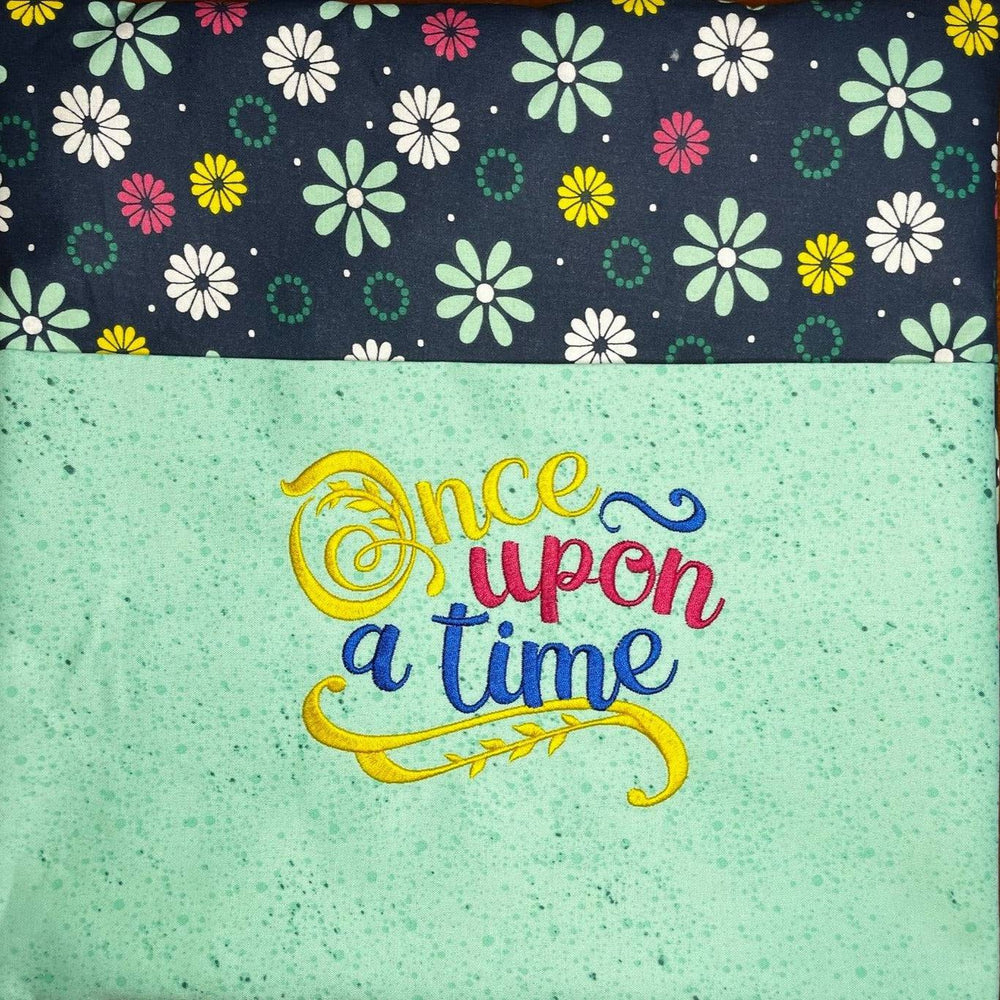 Reading Pillow - Travel Pocket Pillow - Once Upon a Time - Lake Wind Studio