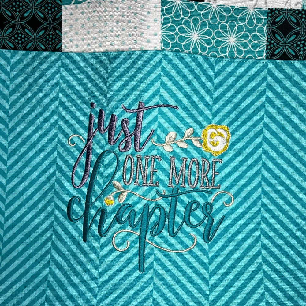 Reading Pillow - Travel Pocket Pillow - One More Chapter - Lake Wind Studio