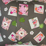 Reading Pillow - Travel Pocket Pillow - Pink Jungle - Lake Wind Studio