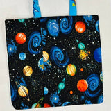 Reading Pillow - Travel Pocket Pillow - Space Rocket - Lake Wind Studio