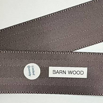 Seatbelt Webbing by the Yard - 2 Inch - Barnwood - Lake Wind Studio