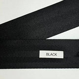 Seatbelt Webbing by the Yard - 2 Inch - Black - Lake Wind Studio