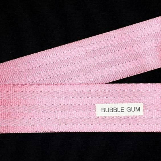 Seatbelt Webbing by the Yard - 2 Inch - Bubble Gum - Lake Wind Studio