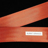 Seatbelt Webbing by the Yard - 2 Inch - Burnt Orange - Lake Wind Studio