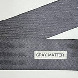 Seatbelt Webbing by the Yard - 2 Inch - Gray Matter - Lake Wind Studio